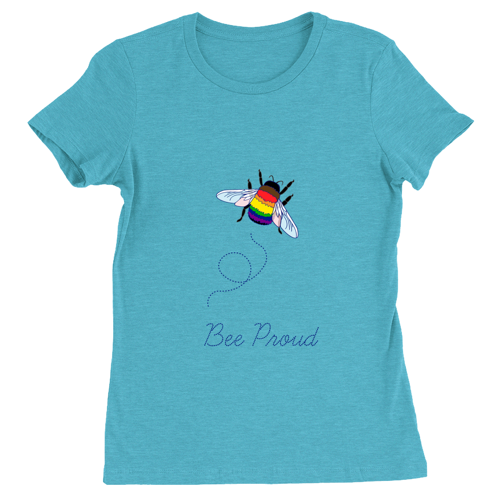 Bumblebee Pride Pun Fitted Tshirts - LIGHT | Choose Your Colourway and Pun | Bella + Canvas