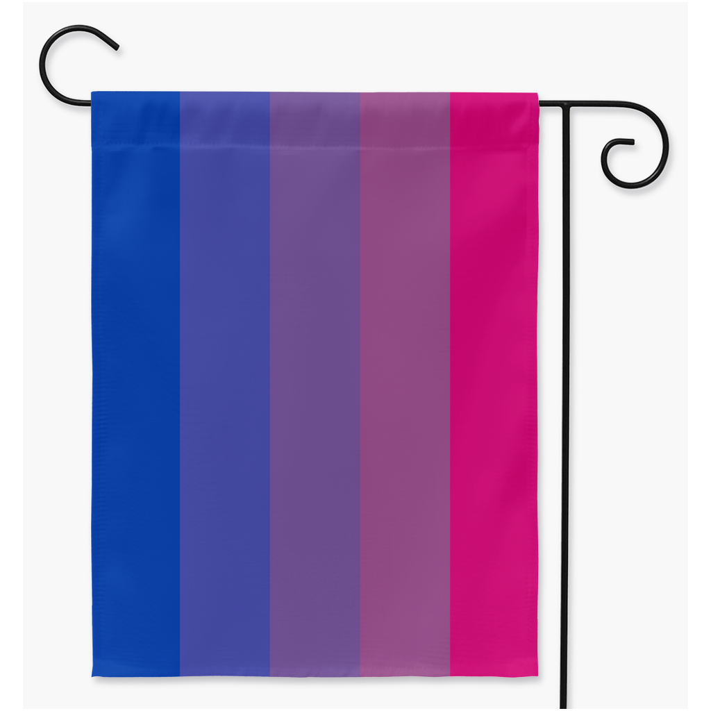Biflux Pride Yard and Garden Flags | Single Or Double-Sided | 2 Sizes | Sexual And Romantic Orientations