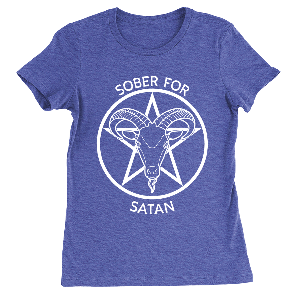 Sober for Satan - DARK Fitted Tshirt | Choose Your Colourway | Bella + Canvas