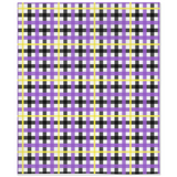 Couvertures Minky Plaid Pride non binaires