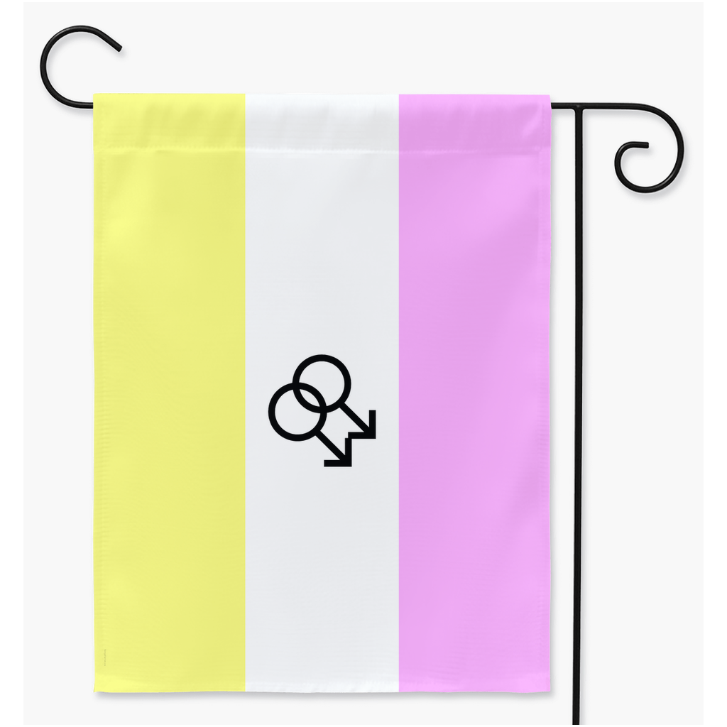 Drapeaux de cour et de jardin Twink | Simple ou double face | 2 tailles | Identité et expression de genre