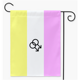Drapeaux de cour et de jardin Twink | Simple ou double face | 2 tailles | Identité et expression de genre