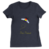 T-shirts ajustés Bumblebee Pride Pun - DARK | Choisissez votre coloris et votre jeu de mots | Bella + Toile