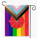 Drapeaux de fierté arc-en-ciel inclusifs pour les travailleuses du sexe | Simple ou double face | 2 tailles