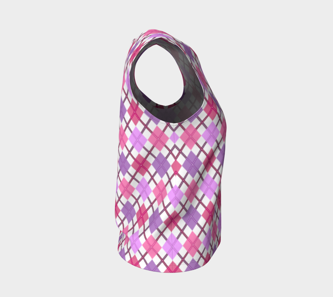 Lesbian - V2 Argyle Loose Tank (Long)