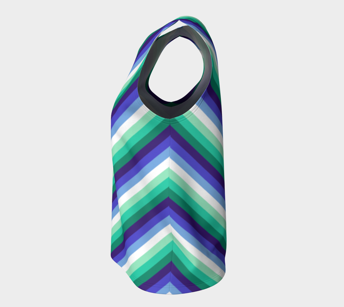 Gay Man (formerly Vincian - V2) Striped Loose Tank (Long)
