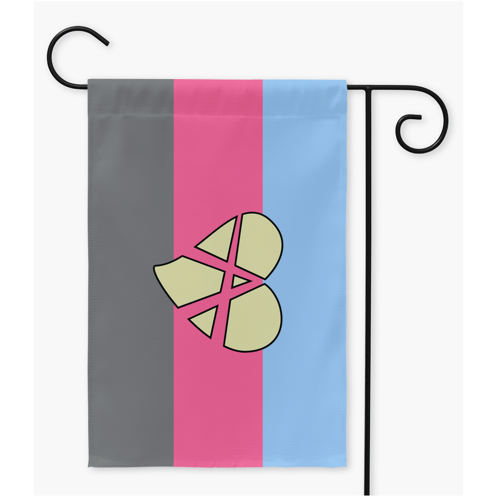 Anarquía de relaciones - V1 Yard and GardenFlags | Una o dos caras | 2 tamaños | Poliamor y ENM