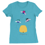 3 Bumblebees - Gaypiary DARK Fitted Tshirt | Bella + Canvas Apparel ninjaferretart