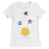 3 Bumblebees - Gaypiary DARK Fitted Tshirt | Bella + Canvas Apparel ninjaferretart