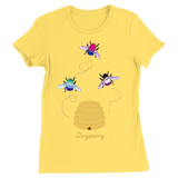 3 Bumblebees - Gaypiary DARK Fitted Tshirt | Bella + Canvas Apparel ninjaferretart