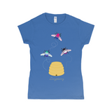 3 Bumblebees - Gaypiary Fitted Tshirt | Choose Your Colourway | Gildan Apparel ninjaferretart