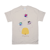 3 Bumblebees - Gaypiary LIGHT | Bumblebee Relaxed Fit Tshirt | Gildan Apparel ninjaferretart