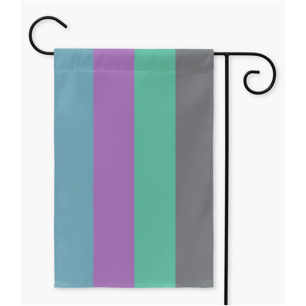 Enigmasexual Pride Yard and Garden Flags | Single Or Double-Sided | 2 Sizes | Aro Ace Spectrum