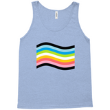 Orientation Pride Flag Relaxed Fit Tank Tops | Choose Your Flag | Bella + Canvas