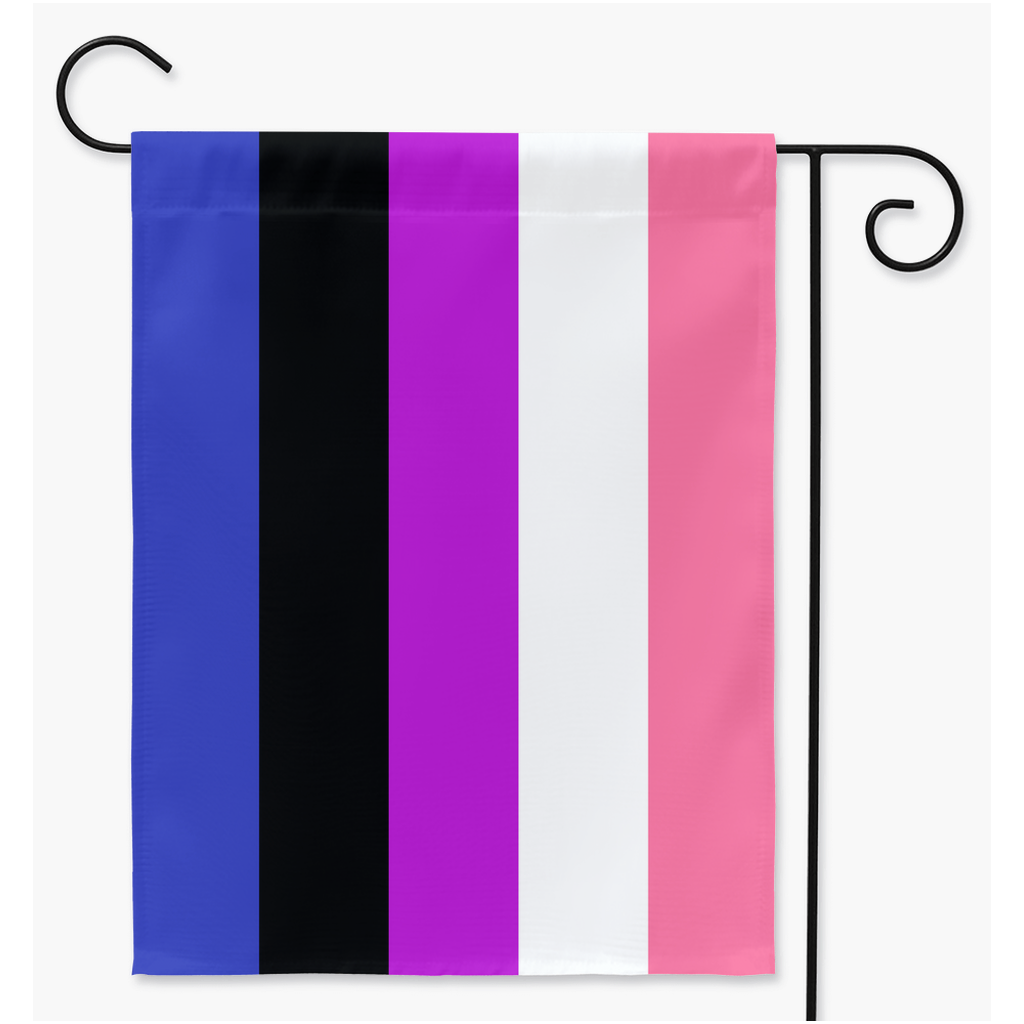 Genderfluid Pride Yard and Garden Flags | Single Or Double-Sided | 2 Sizes