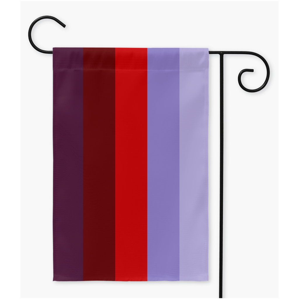 Succubian Yard and Garden Flags | Single Or Double-Sided | 2 Sizes | Gender Identity and Expression