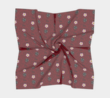 Wild Rose and Vine BDSM (Red) Square Scarf