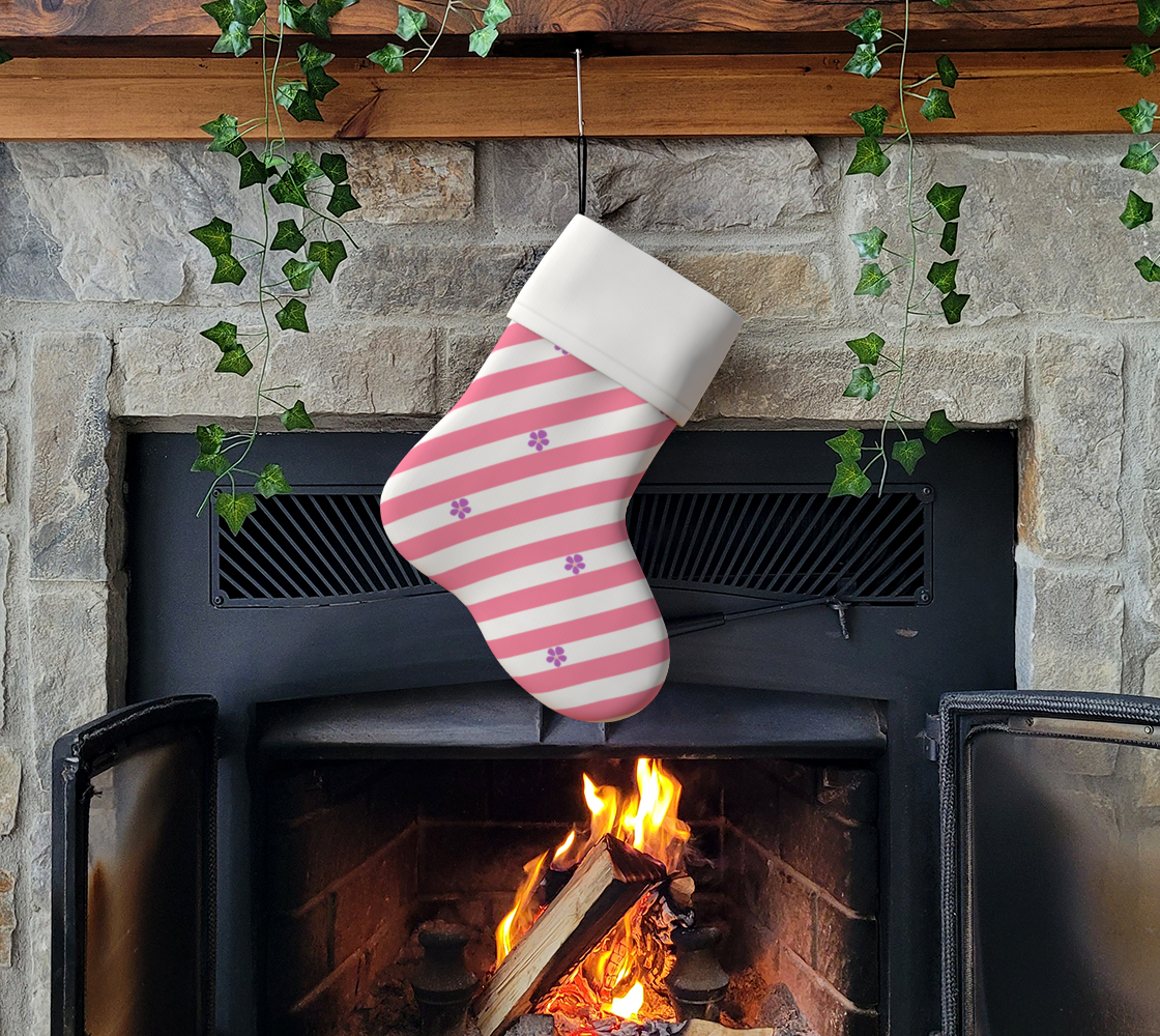 Sapphic - V1 Striped Holiday Stocking