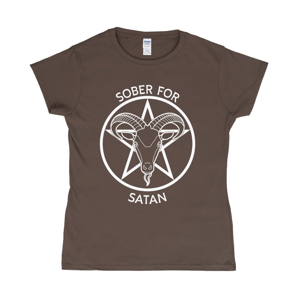Sober for Satan Fitted Tshirt | Choose Your Colourway | Gildan
