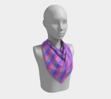 Foulard carré omnisexuel Argyle