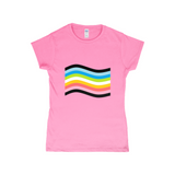 Orientation Pride Flag Fitted Tshirt | Choose Your Flag | Gildan