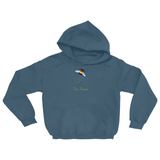 Sweats à capuche Bumblebee Pride Pun (sans fermeture éclair/pull) – DESIGN AVANT | Choisissez votre drapeau et votre jeu de mots | Sweat à capuche pull bourdon | LGBTQIA