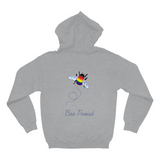Sweats à capuche Bumblebee Pride Pun (sans fermeture éclair/pull) – DESIGN arrière | Choisissez votre drapeau et votre jeu de mots | Sweat à capuche pull bourdon | LGBTQIA