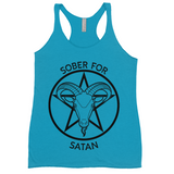 Sober for Satan Racerback Tank Top | Choose Your Colourway | Next Level