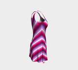 Lesbian - V2 Striped Flare Dress