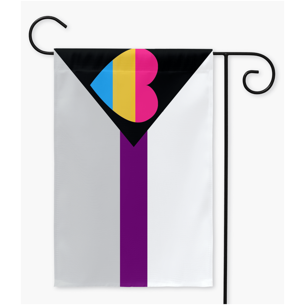 Panromantique démisexuel - Drapeaux de cour et de jardin V1 | Simple ou double face | 2 tailles