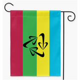 Choose Your Polyamory Pride Yard and Garden Flags | Single Or Double-Sided | 2 Sizes
