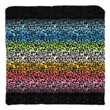 Leopard Print Gradient Pattern Throw Pillows | Multiple Sizes | Choose Your Colourway