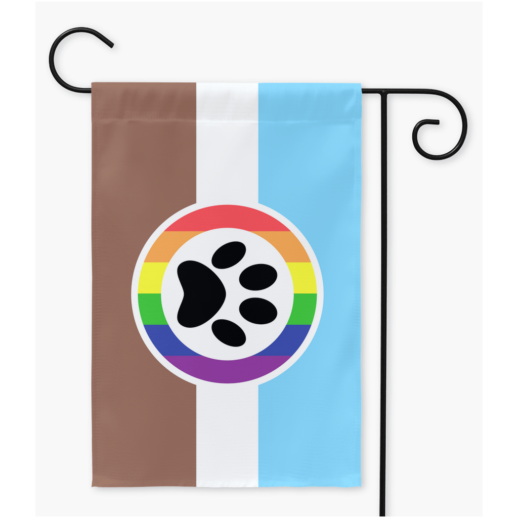 Furry LGBTQ Pride Yard and Garden Flags | Single Or Double-Sided | 2 Sizes