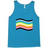 Orientation Pride Flag Relaxed Fit Tank Tops | Choose Your Flag | Bella + Canvas