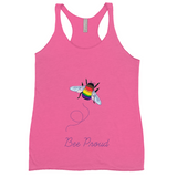 Bumblebee Pride Pun Racerback Débardeur | Choisissez votre coloris et votre jeu de mots