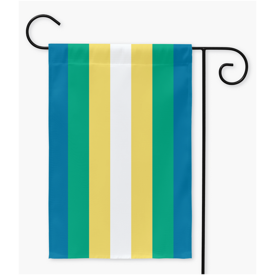 Nonbinary Man/Boy Pride Yard and Garden Flags | Single Or Double-Sided | 2 Sizes