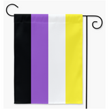 Nonbinary Pride Yard and Garden Flags | Single Or Double-Sided | 2 Sizes