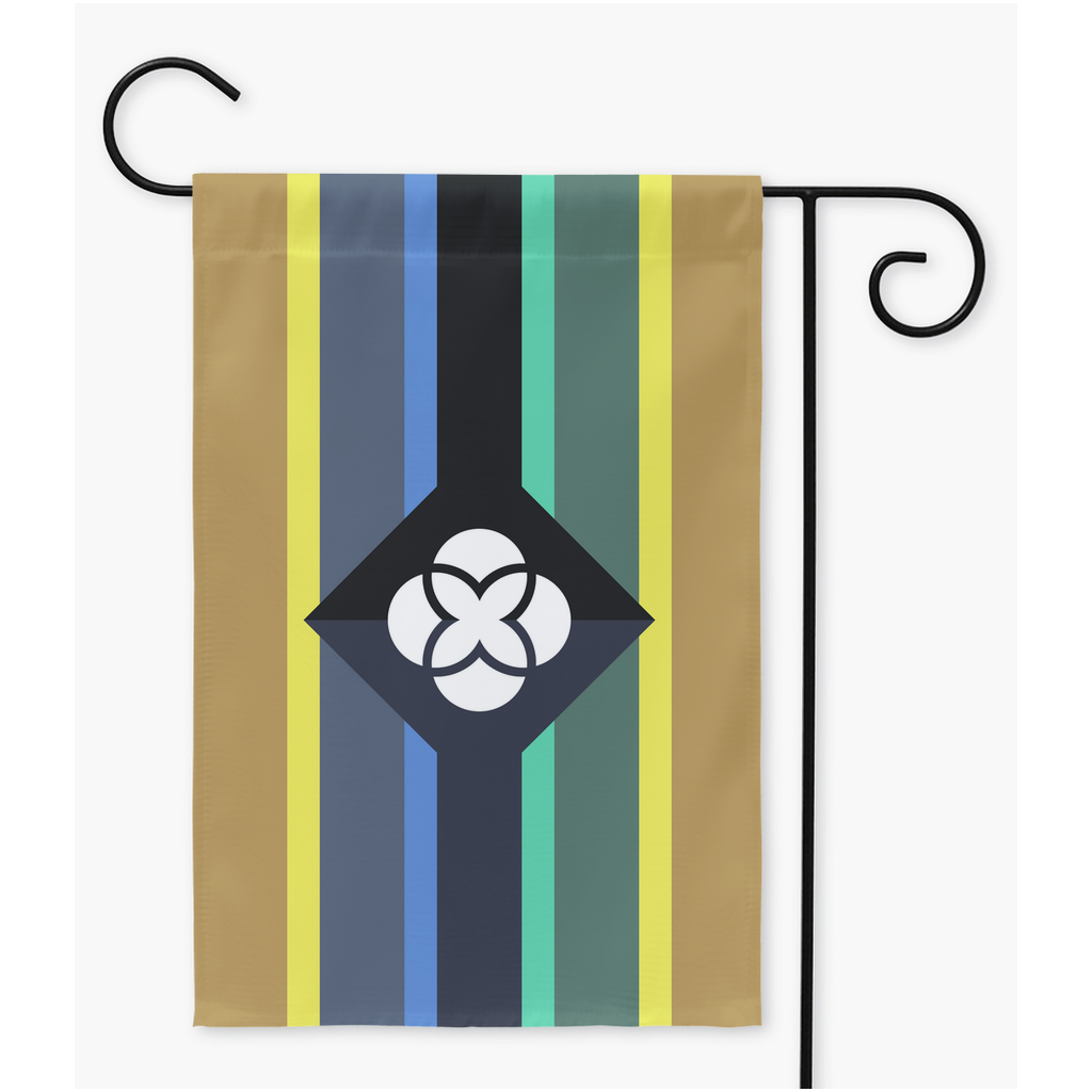 Blended Headmate - V1 Yard and Garden Flags | Single Or Double-Sided | 2 Sizes | Disability and Neurodiversity