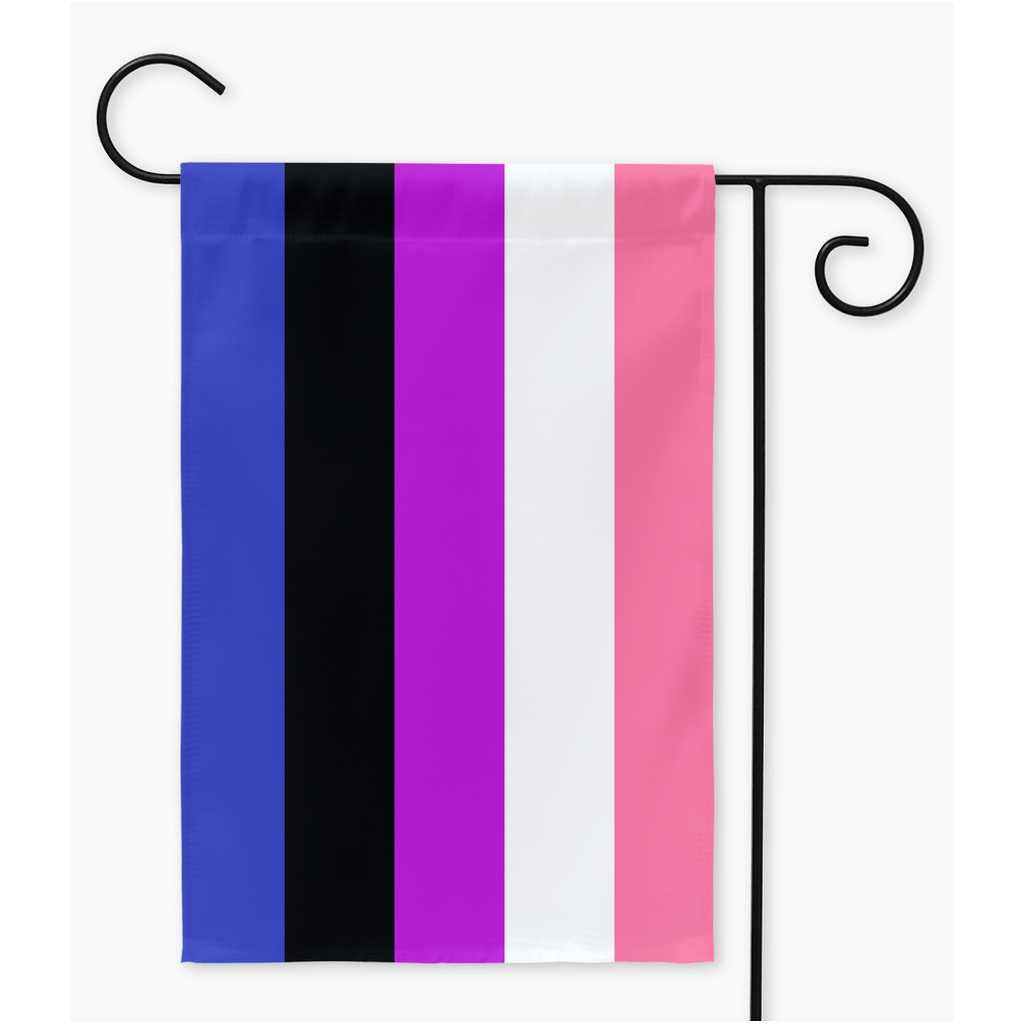 Genderfluid Pride Yard and Garden Flags | Single Or Double-Sided | 2 Sizes