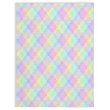 Pastel Rainbow Argyle Pride Minky Blankets