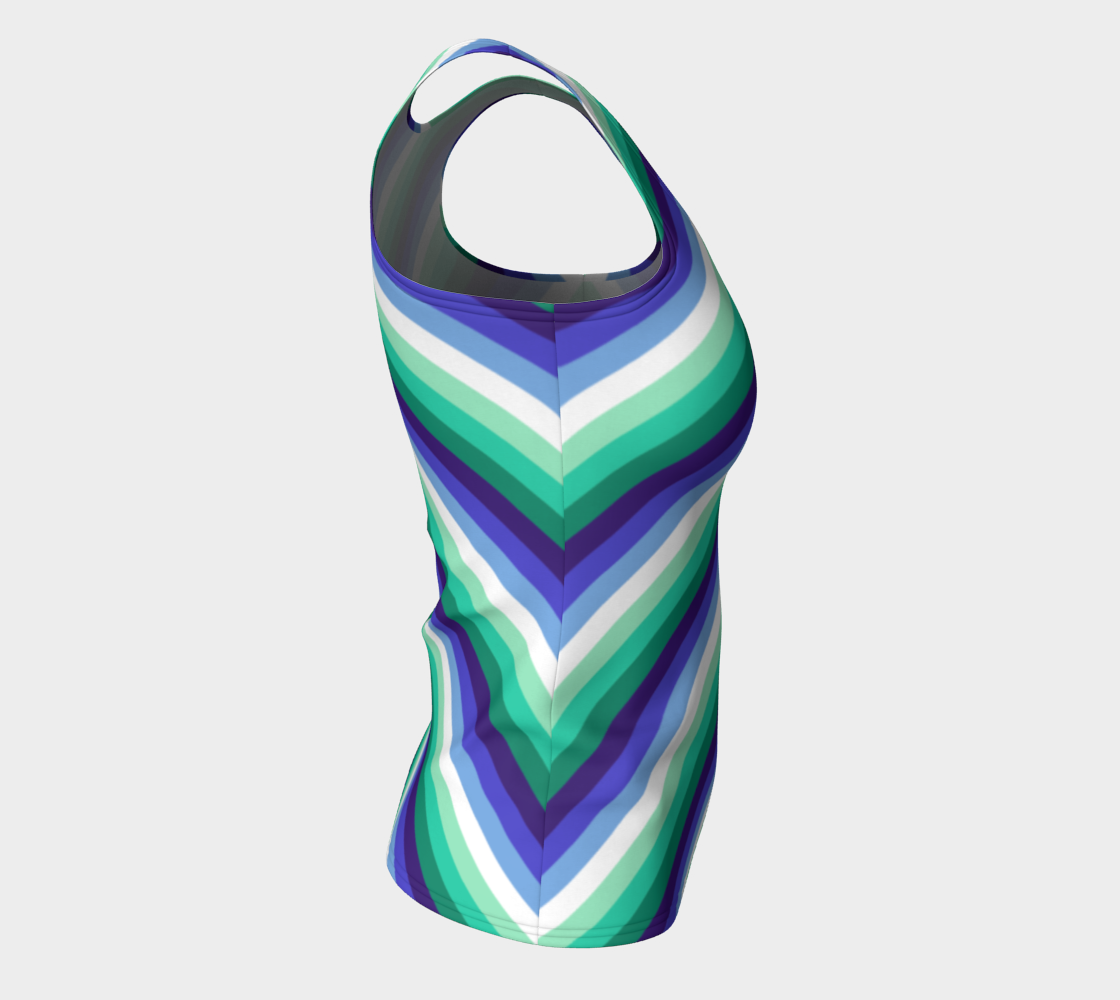 Gay Man (formerly Vincian - V2) Striped Fitted Tank