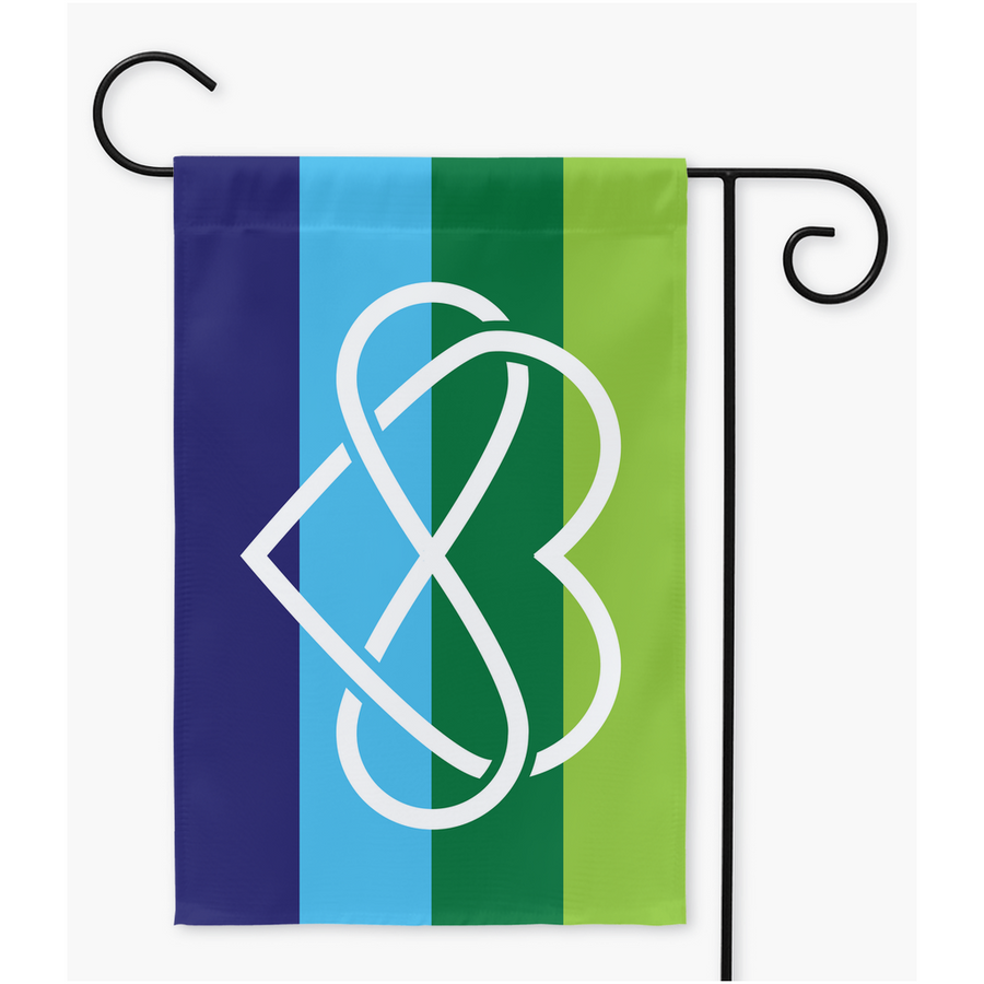 Polyamour - V3 Yard et drapeau de jardin | Simple ou double face | 2 tailles