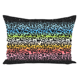 Leopard Print Gradient Pattern Throw Pillows | Multiple Sizes | Choose Your Colourway