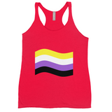 Gender Pride Flag Fitted Racerback Tank Tops | Choose Your Flag