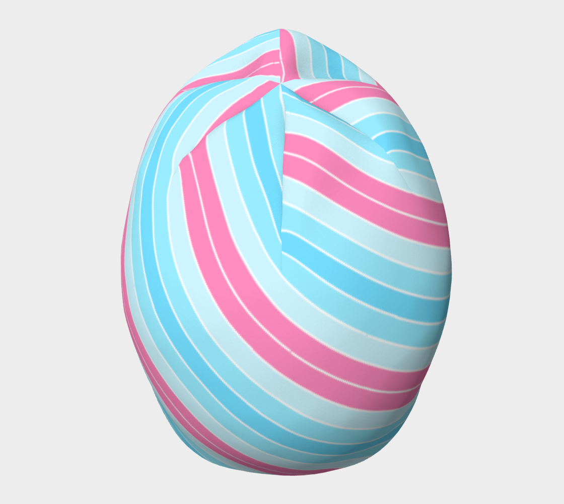 Transmasculine Candy Striped Beanie
