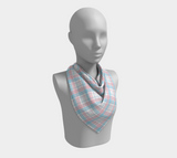 Transgender Plaid Square Scarf