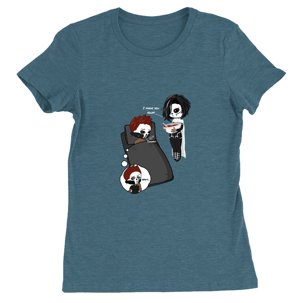 Soup! Fitted T-Shirts | The Locked Tomb | Bella + Canvas