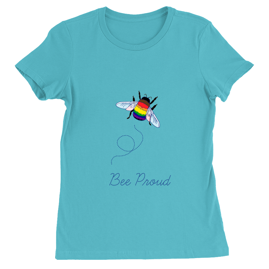 Bumblebee Pride Pun Fitted Tshirts - LIGHT | Choose Your Colourway and Pun | Bella + Canvas
