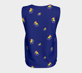 Rainbow and Blue Candy Corn Loose Tank