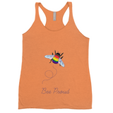 Bumblebee Pride Pun Racerback Débardeur | Choisissez votre coloris et votre jeu de mots